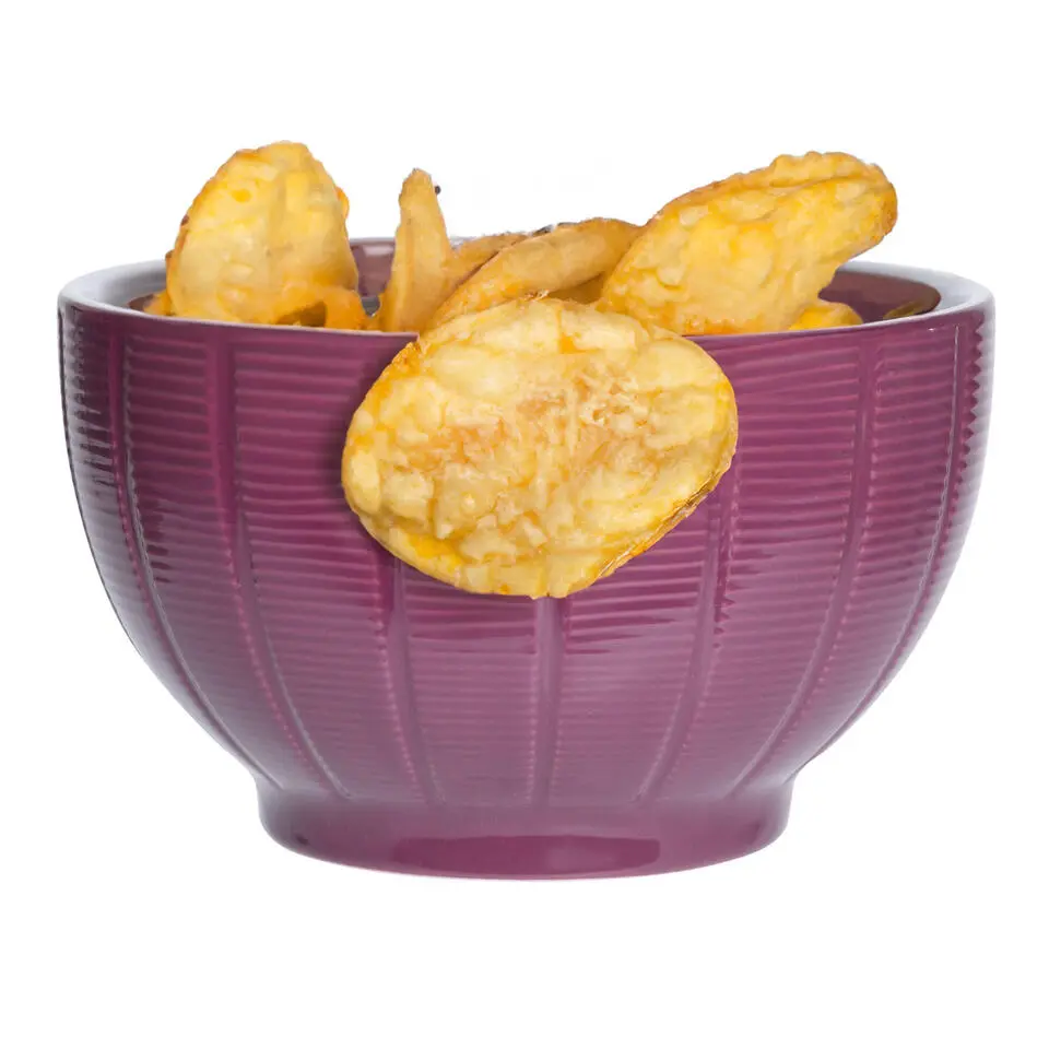 Excellent Houseware kommen/schaaltjes - D14 x H8 cm - paars