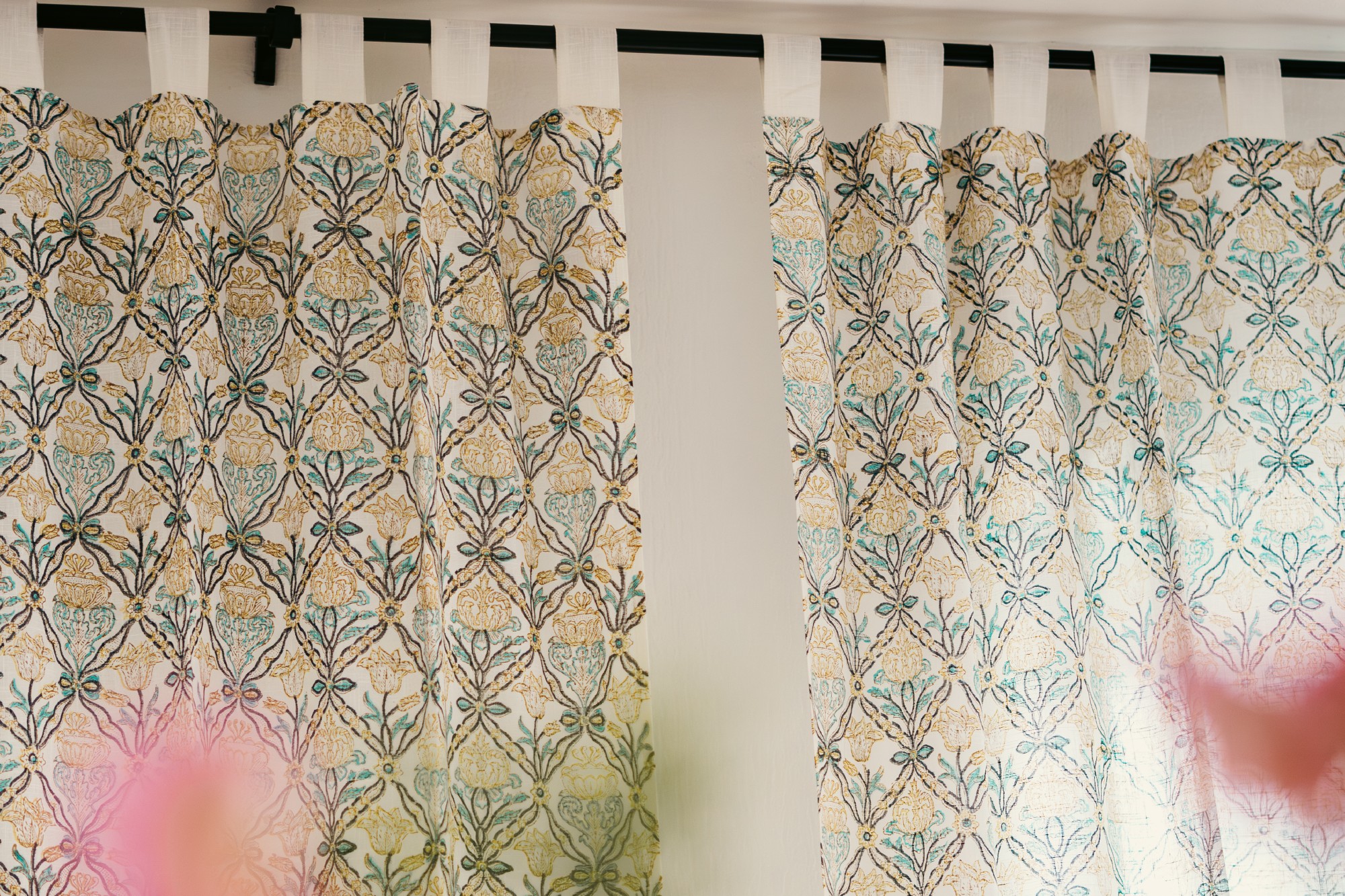 Vorhang aus Voile multicolor, H 220 cm, B 110 cm von fischer's lagerhaus