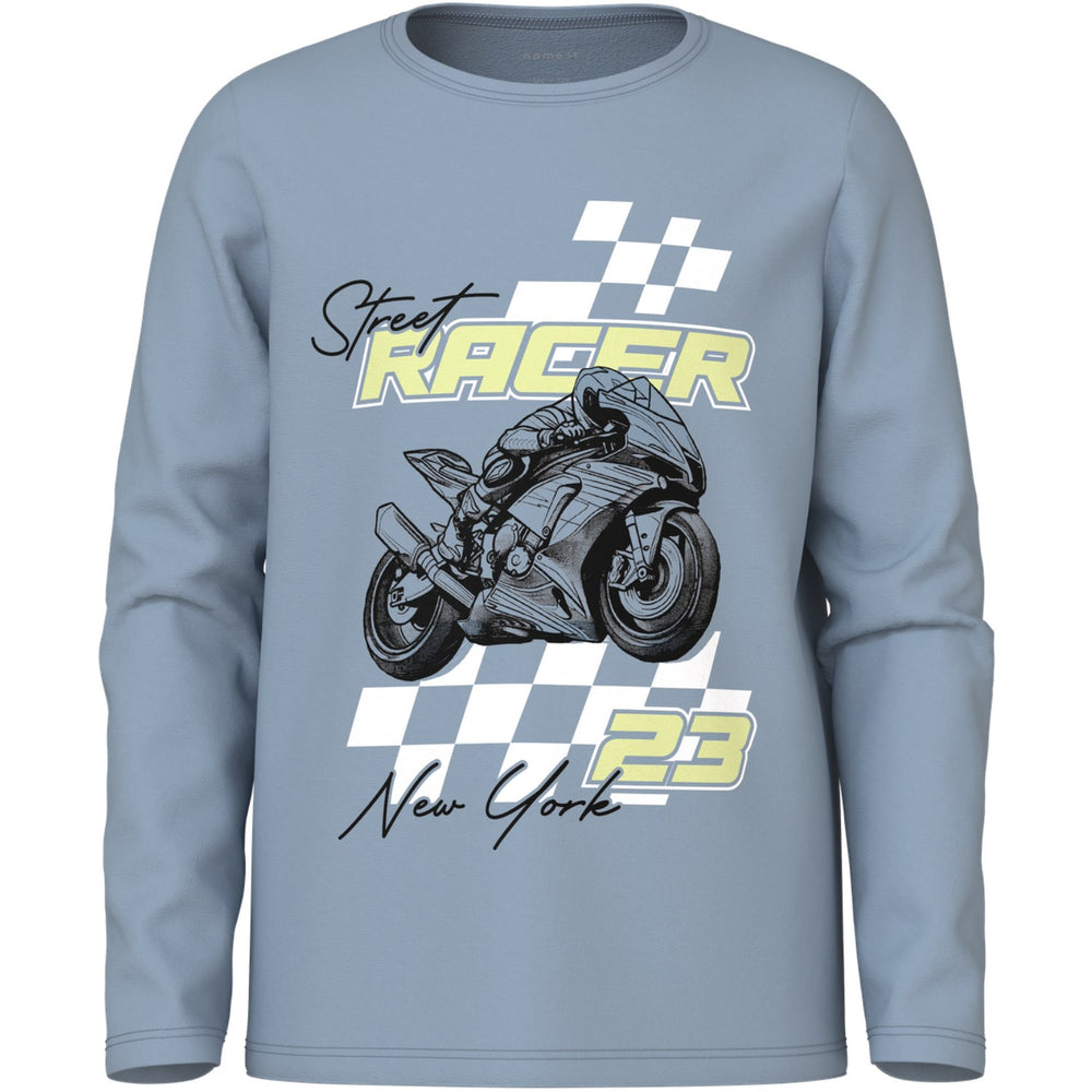Køb Name It Dusty Blue Nkmnightset Dusty Racer Noos