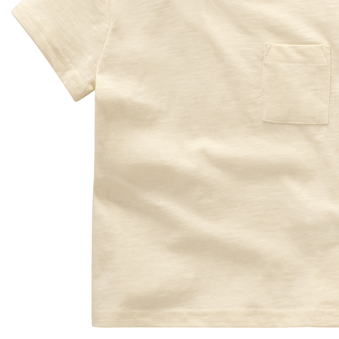 Topomini Pure Collection Baby T-Shirt im Basic-Look creme