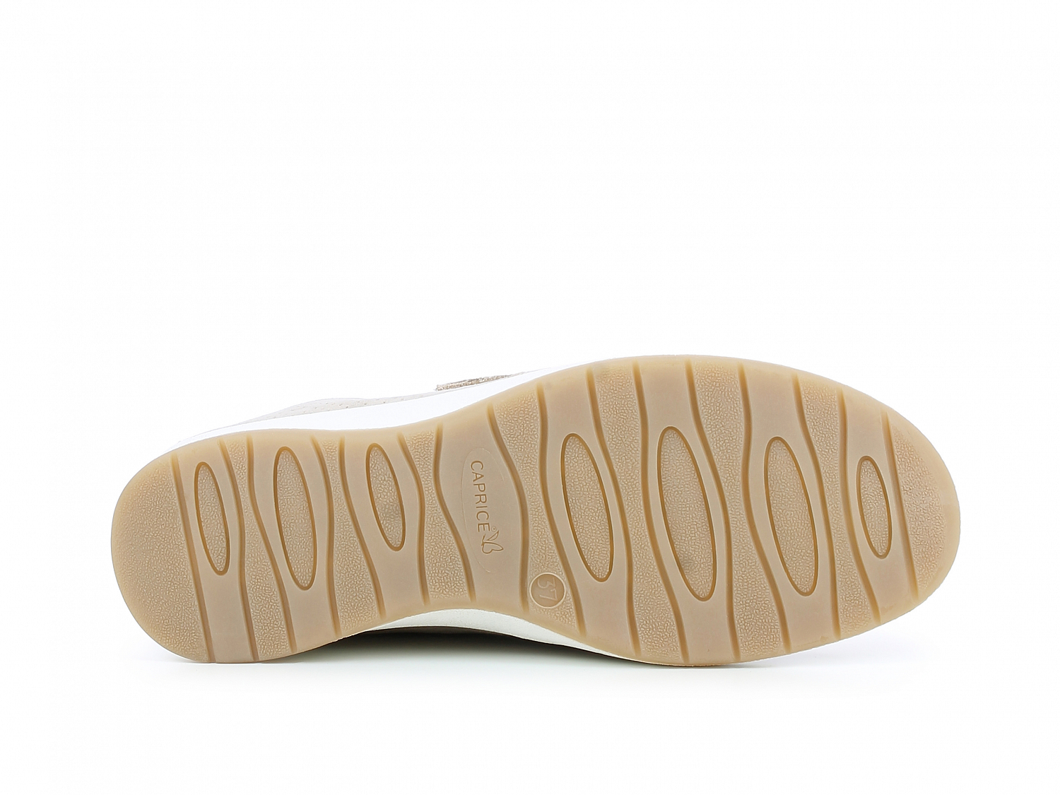 Caprice Sand Velcro Leather