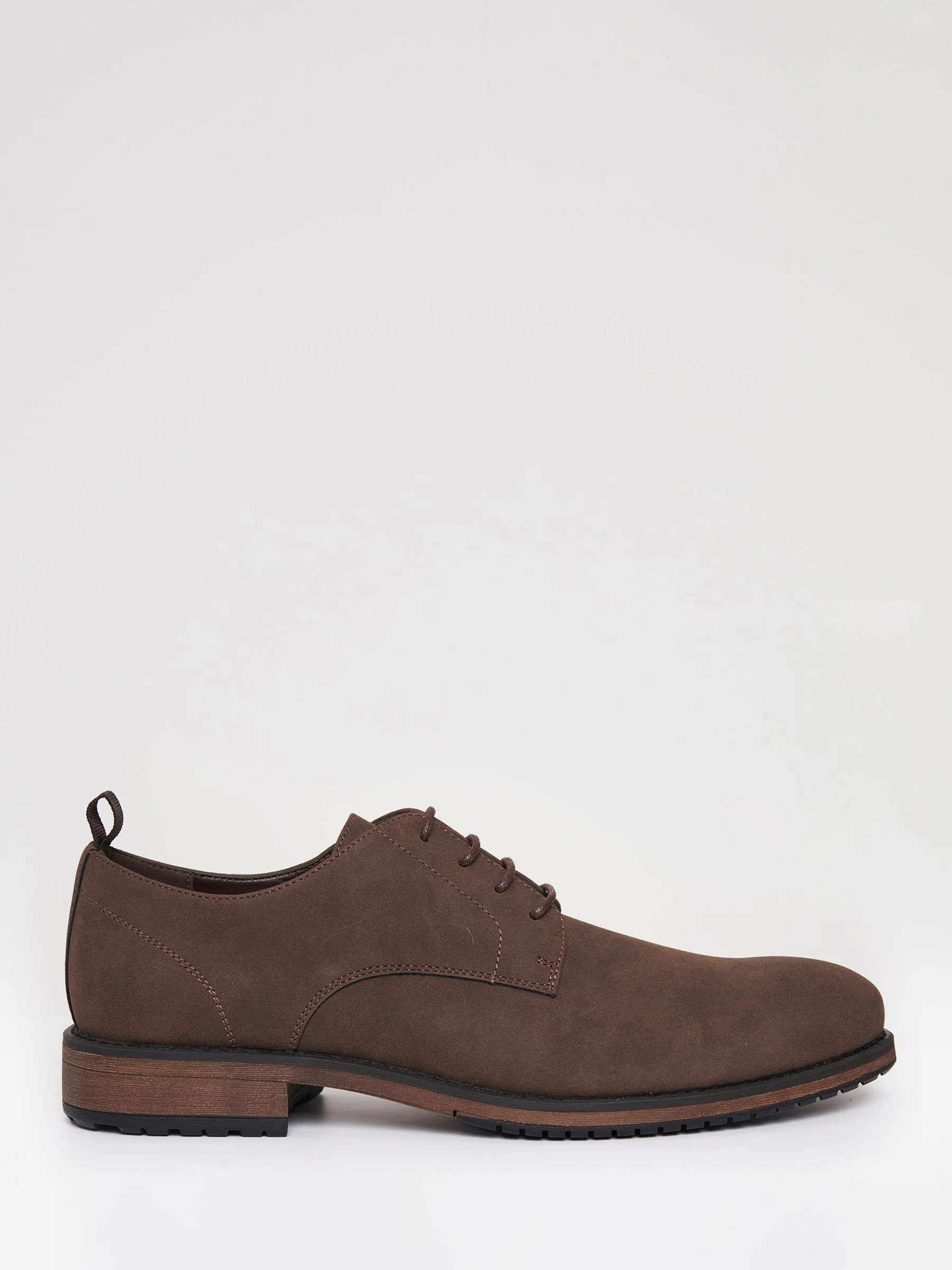Bruin - Threadbare Faux Suede Derby Shoes
