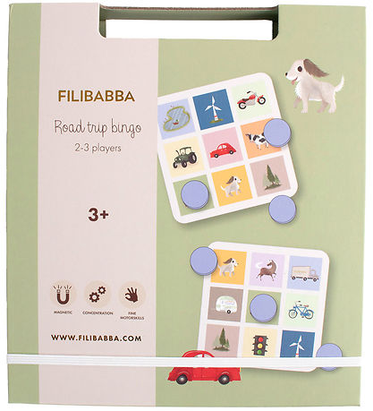 Filibabba Magnetspiel - Road Trip Bingo