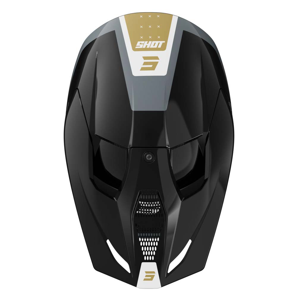Shot - Casque Furious League Noir / Blanc / Gris / Or / Brillant