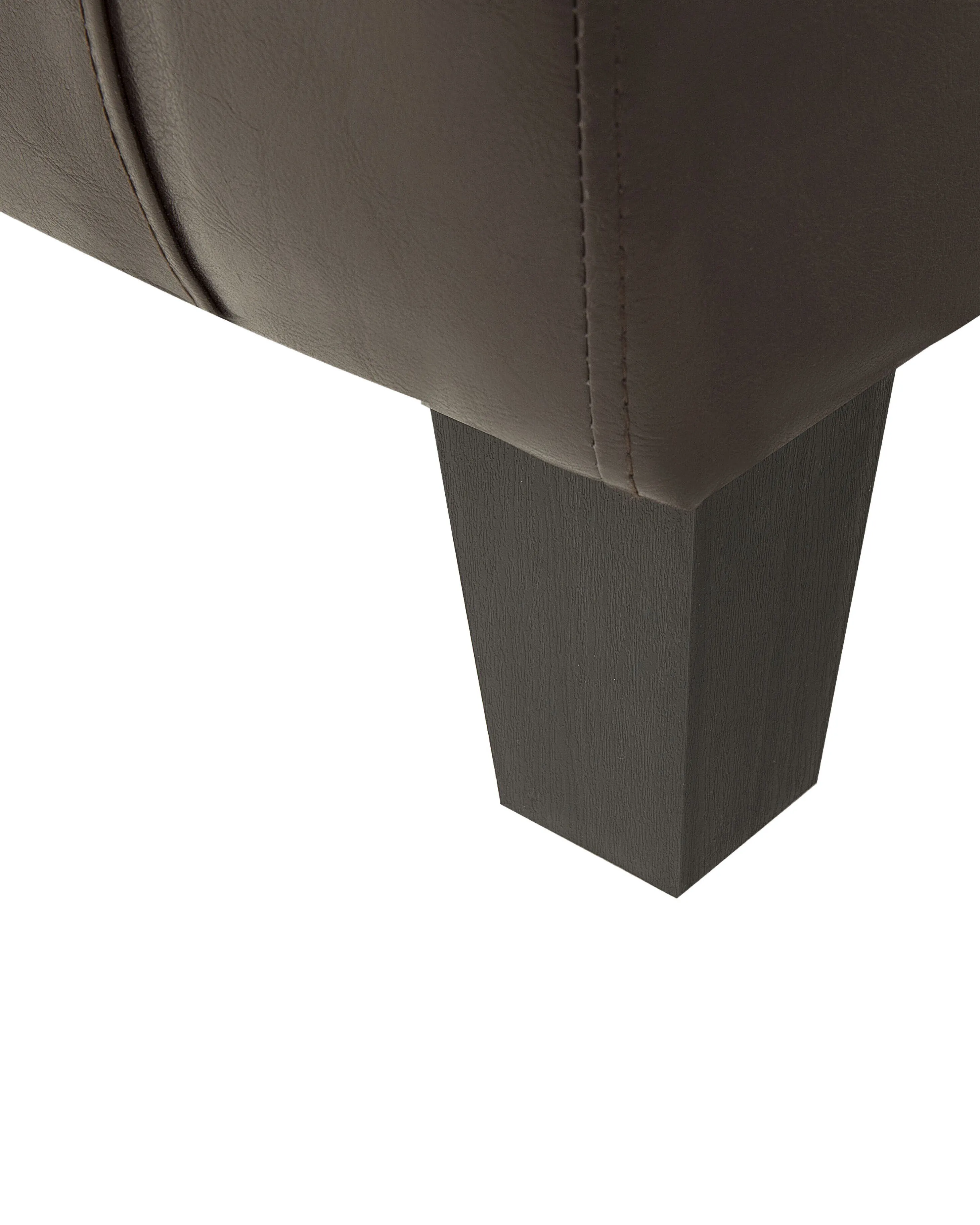 Fauteuil BORWICK Kunstleer Donkerbruin