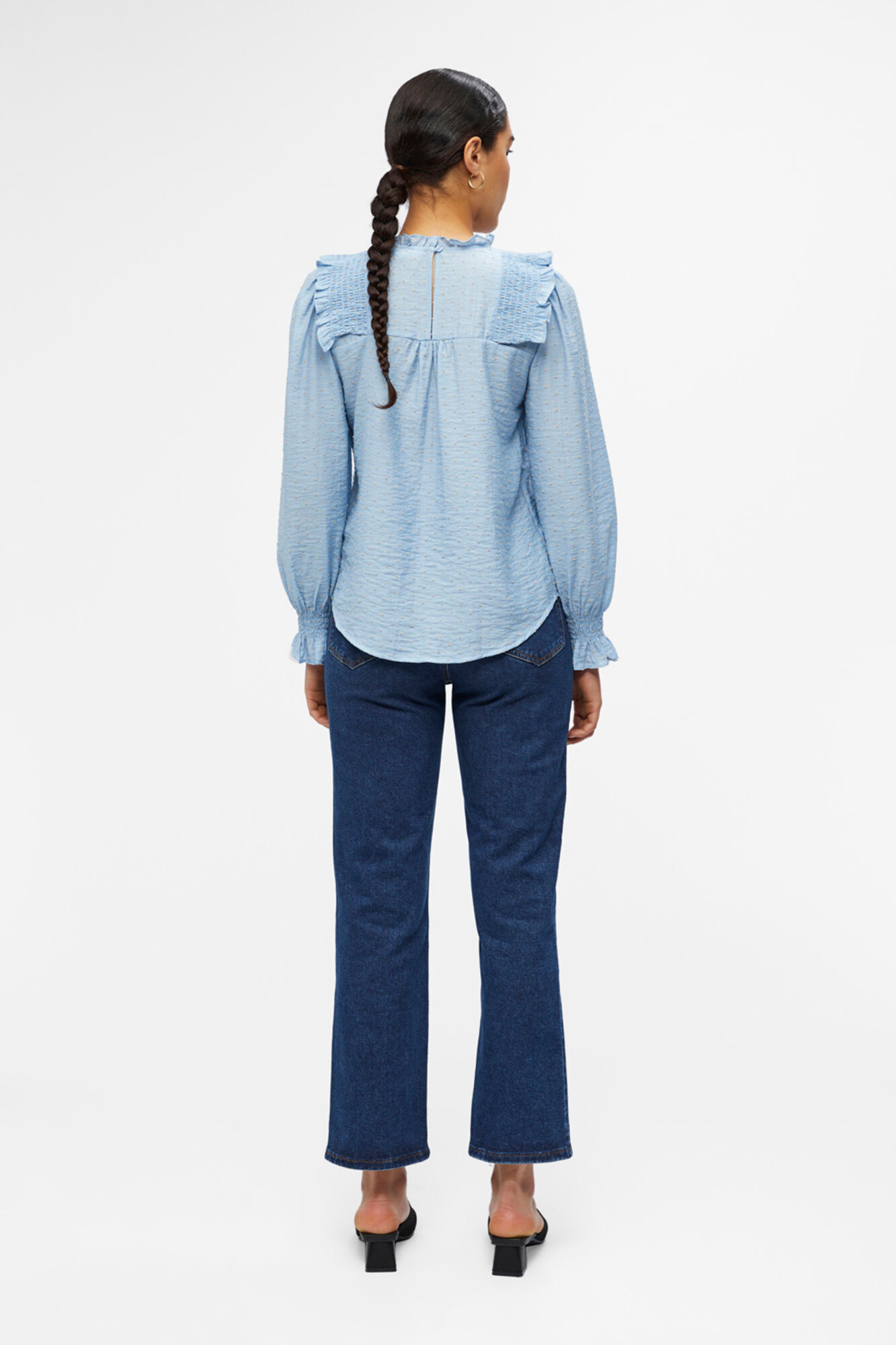 Blusa cropped - Azul