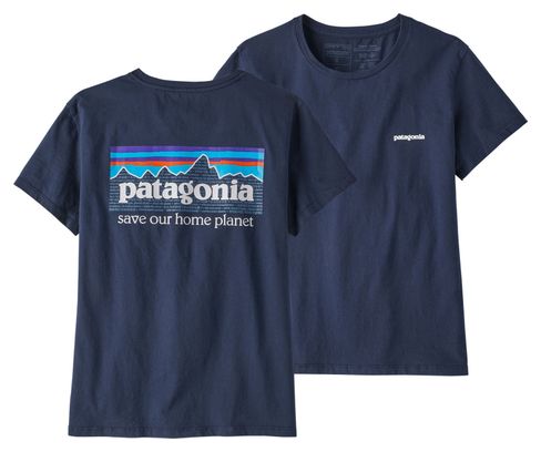 T-Shirt Femme Patagonia P-6 Mission Organic Bleu