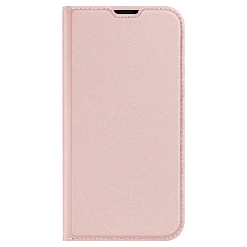 iPhone 14 Flip Wallet Cover Leder Tasche - Roségold