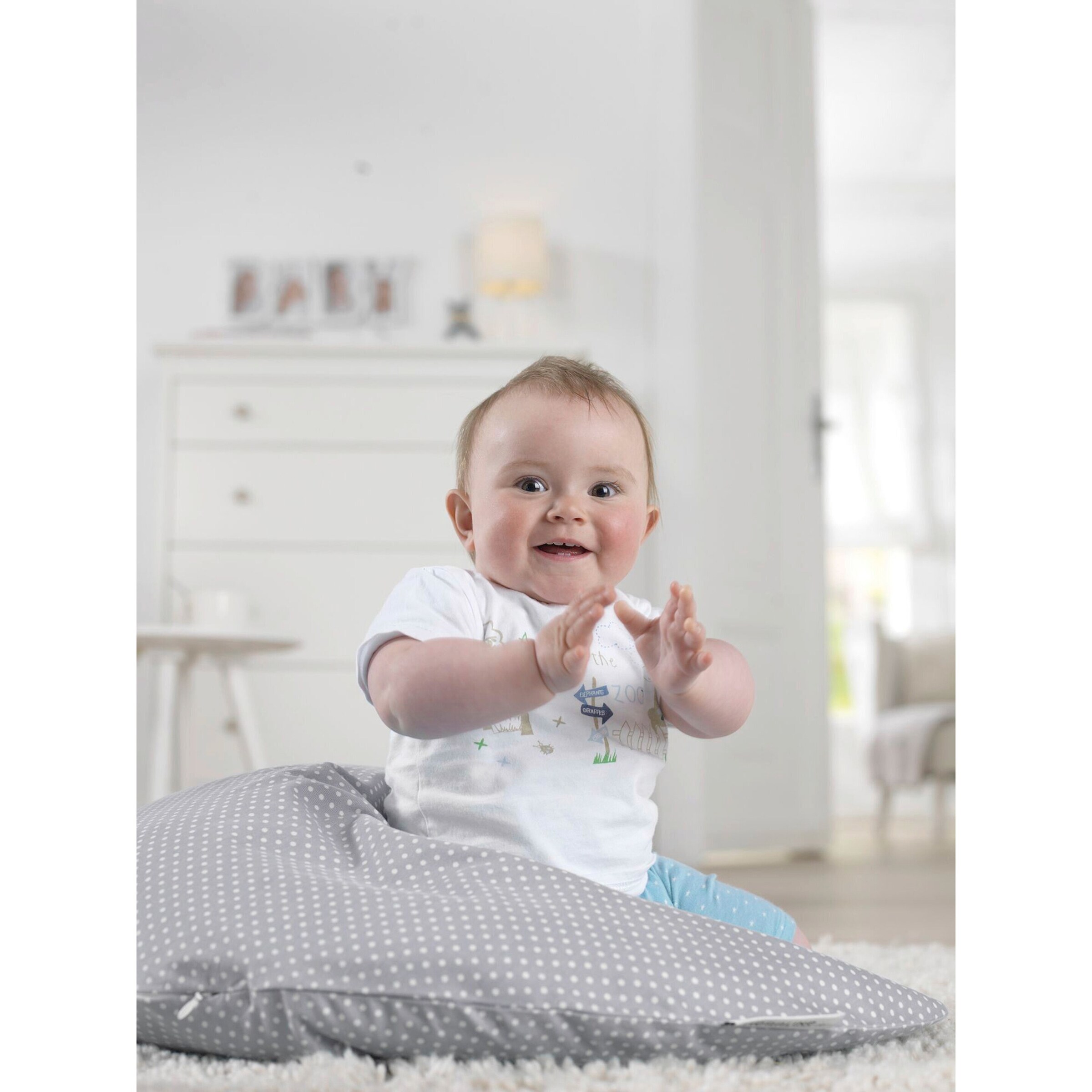 Theraline - YINNIE Stillkissen 135 cm grau