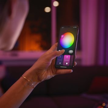 Philips Hue badkamerplafondlamp Xamento zwart - wit en gekleurd licht 33.5W