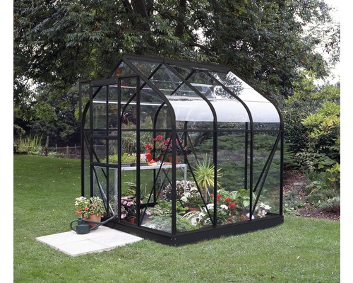Vitavia Orion 3800 kas, enkelvoudig veiligheidsglas 3 mm, 202x195 cm, zwart