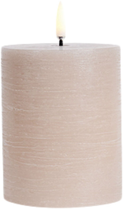 Uyuni LED pillar candle, Beige