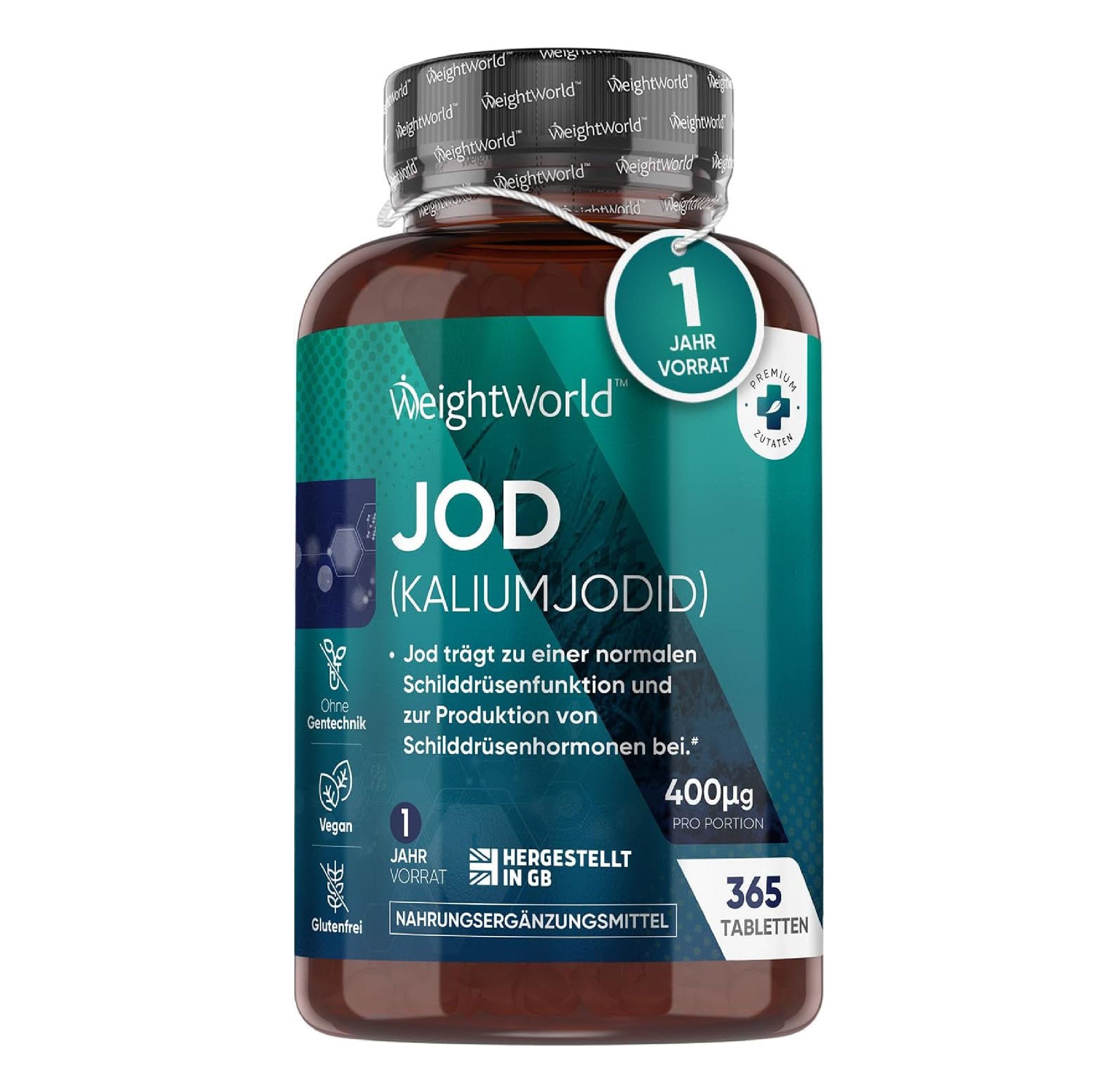 WeightWorld Jod Kaliumjodid  Tabletten