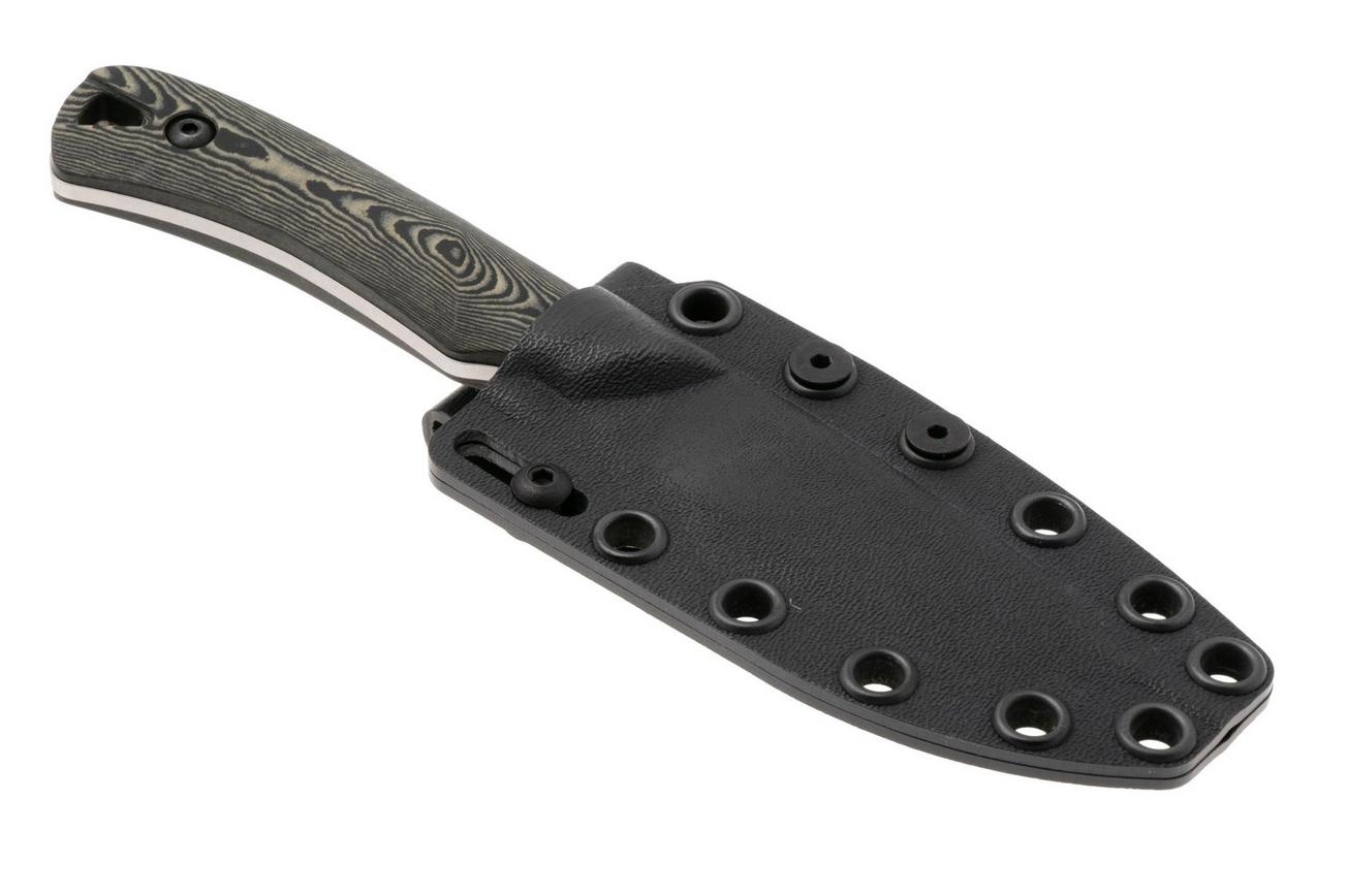White River Knives Axiom WRSS-AXM-RMB Stonewashed Magnacut, Maple Black Richlite, jachtmes, Smith and Sons design