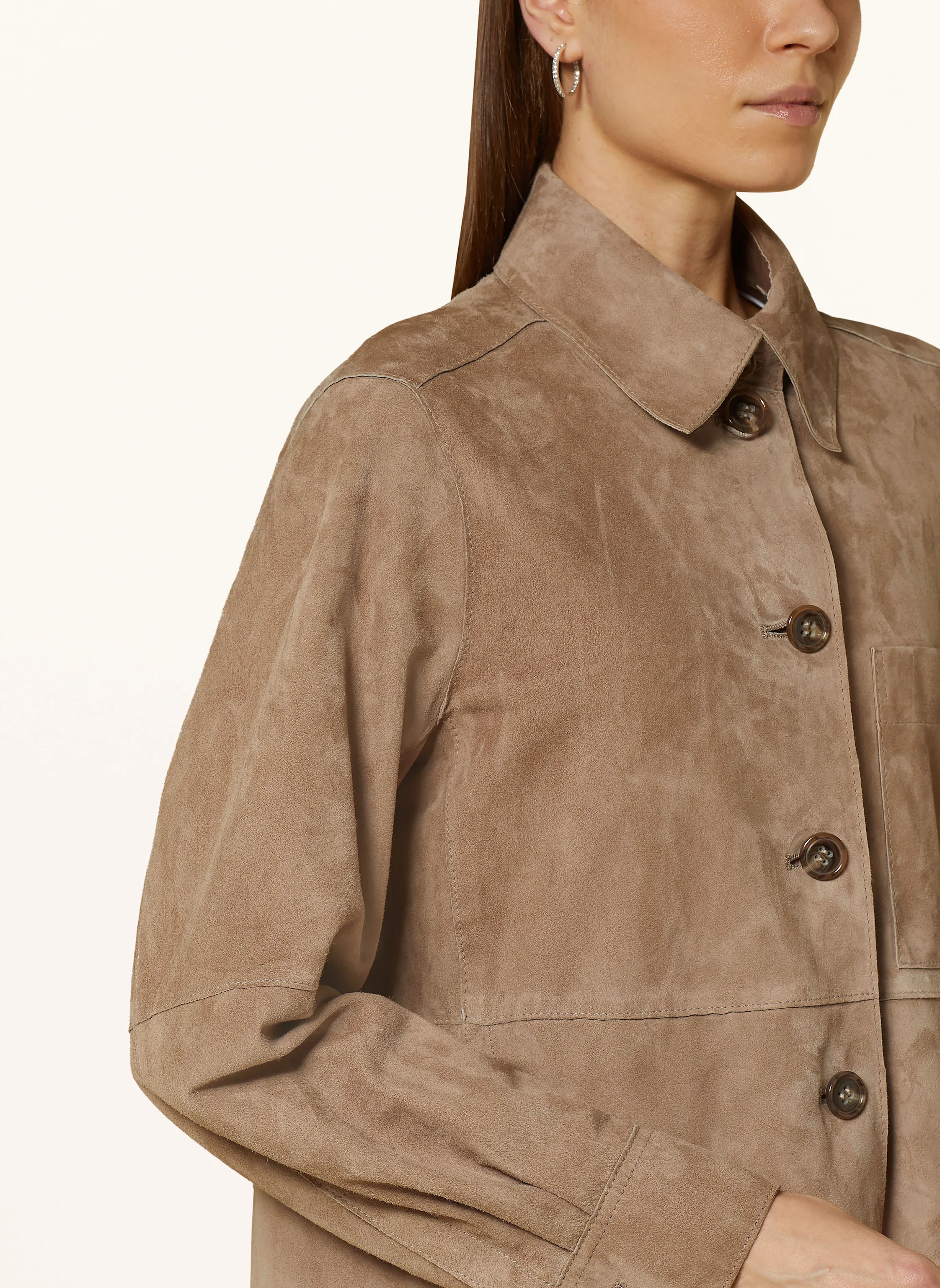 LUISA CERANO Leder-Overjacket