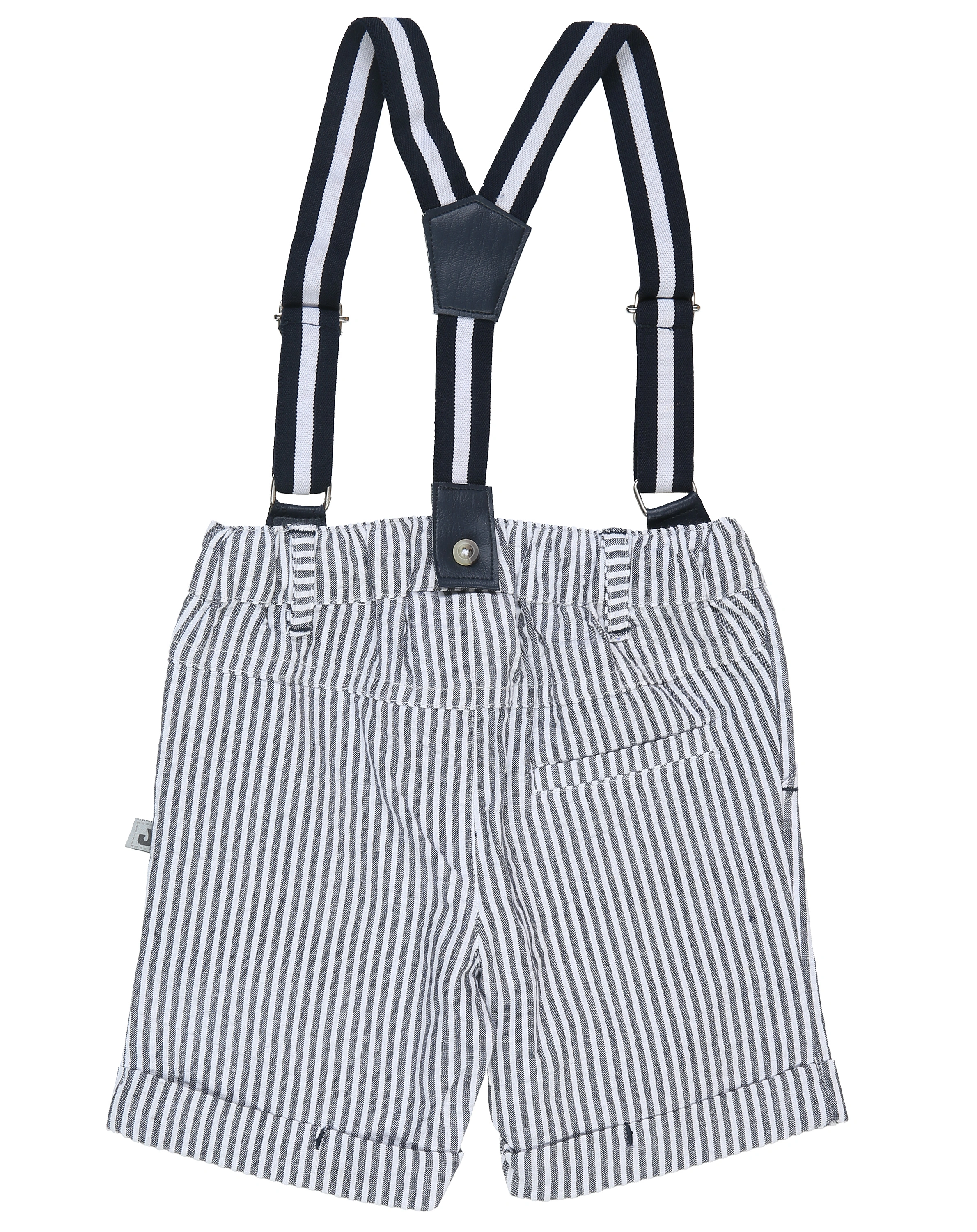 Shorts CLASSIC BOYS STRIPED mit Hosenträgern in marine