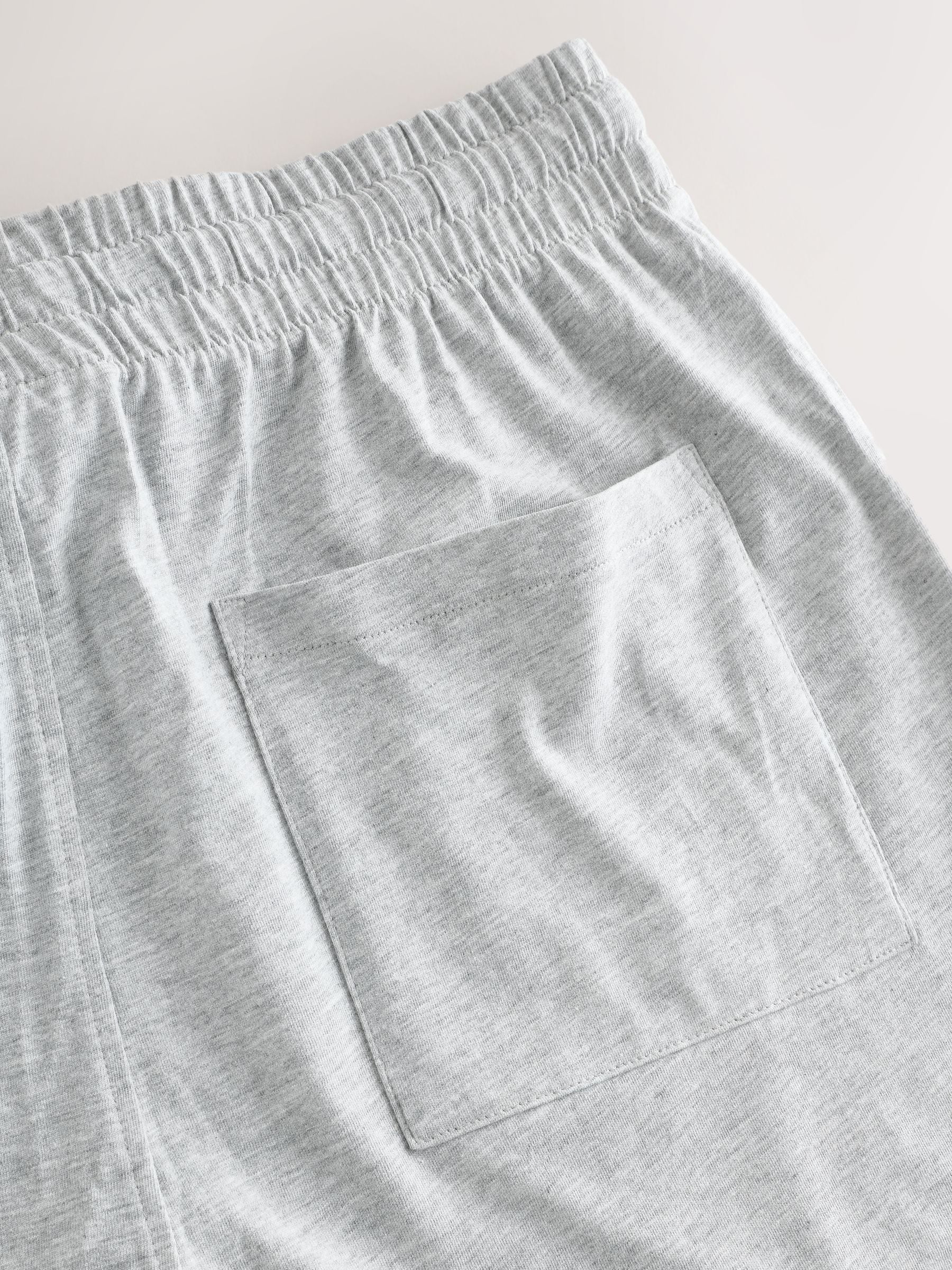 Marineblauw/grijs - Set van 3 jersey pyjamashorts