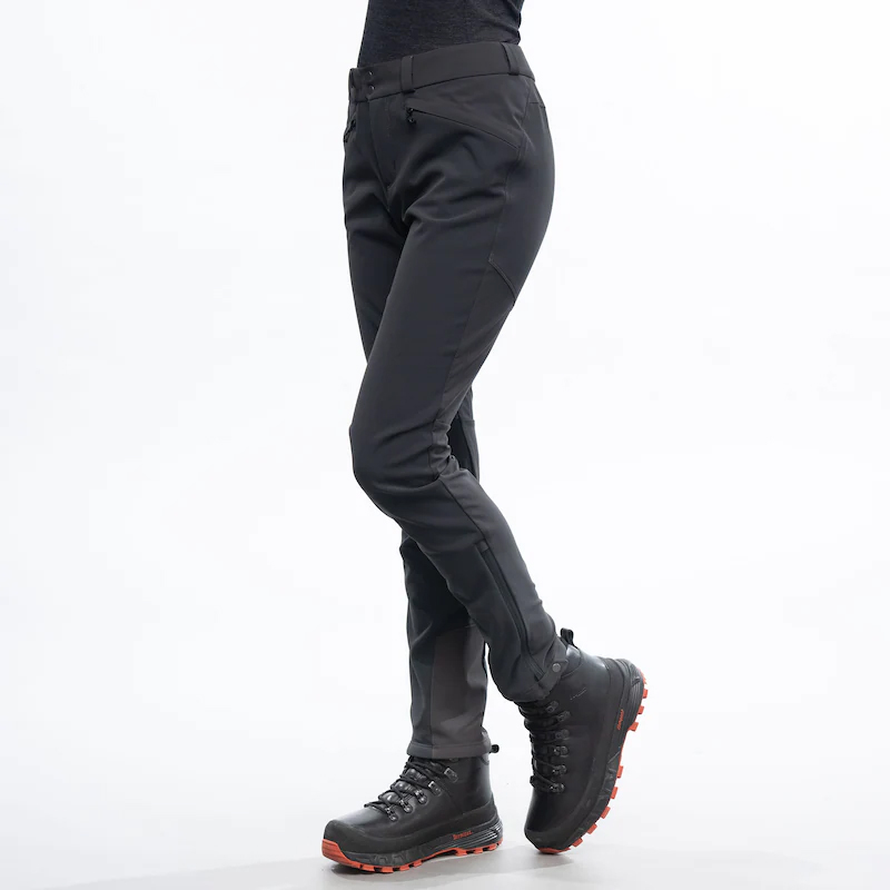 Istjern Warm Flex Pant Dame Solid Charcoal