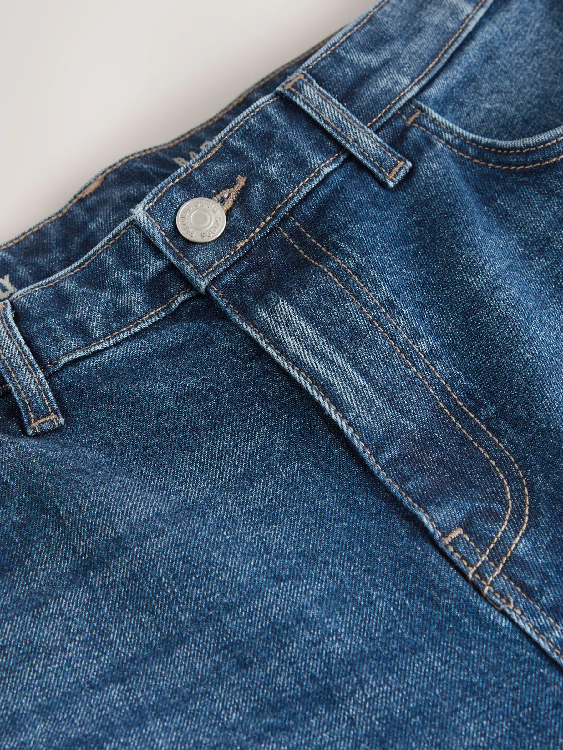 Blauw Klassiek Vintage - Barrel Fit - Vintage wash denim jeans