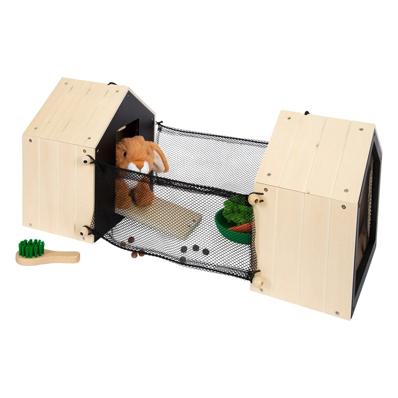 Smallfoot Hasenstall braun Puppenhaus