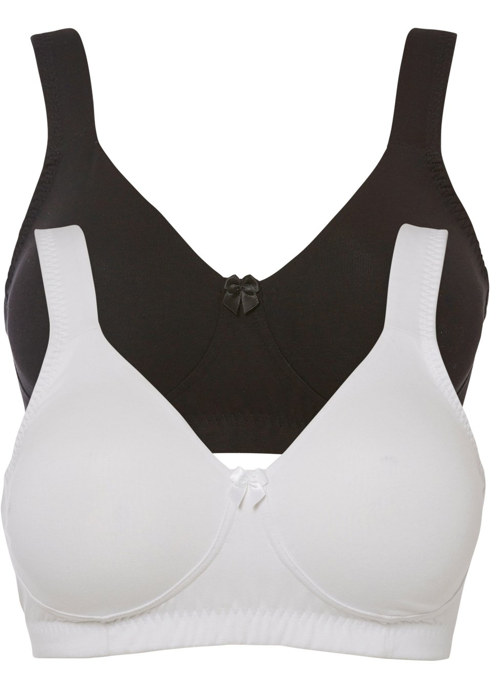 Lot de 2 soutiens-gorge minimiseurs moulés sans armatures avec coton bio