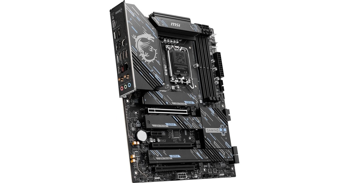 MSIZ890 GAMING PLUS WIFI socket 1851 moederbord  (Zwart, RAID, 5Gb-LAN, WLAN, BT, Sound, ATX)