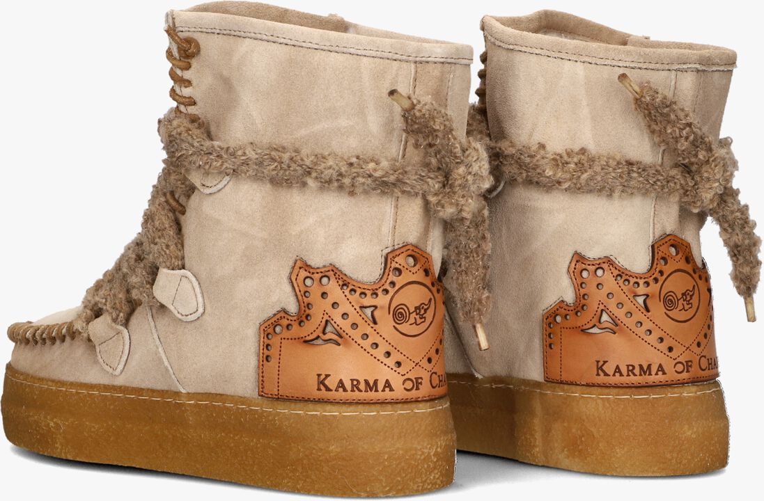 KARMA OF CHARME beige karma of charme enkelboots ymiz m stringhe