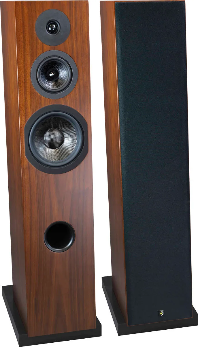 Davis Acoustics Courbet N°8 Noyer (la paire) Enceintes colonne