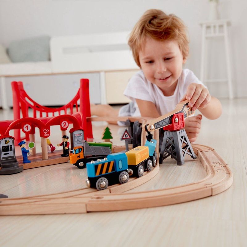 Hape Treinset 51-delig