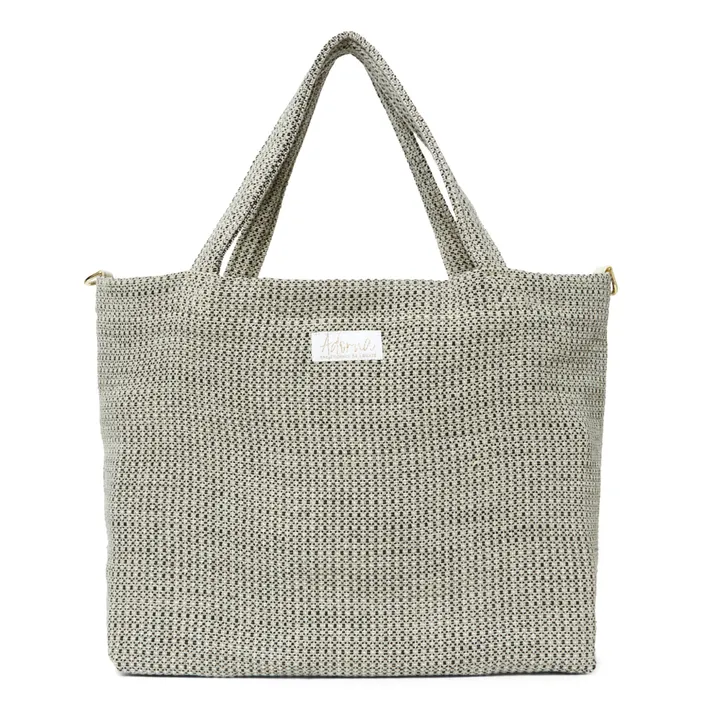Adorna Cabas en lin | Gris foncé