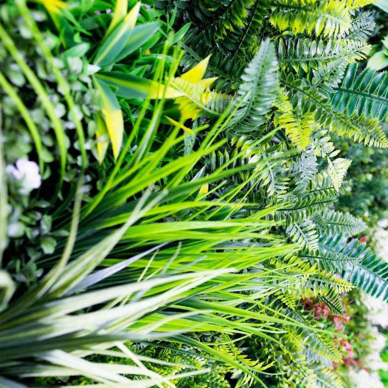 Mur végétal artificiel prairie color prix/m²