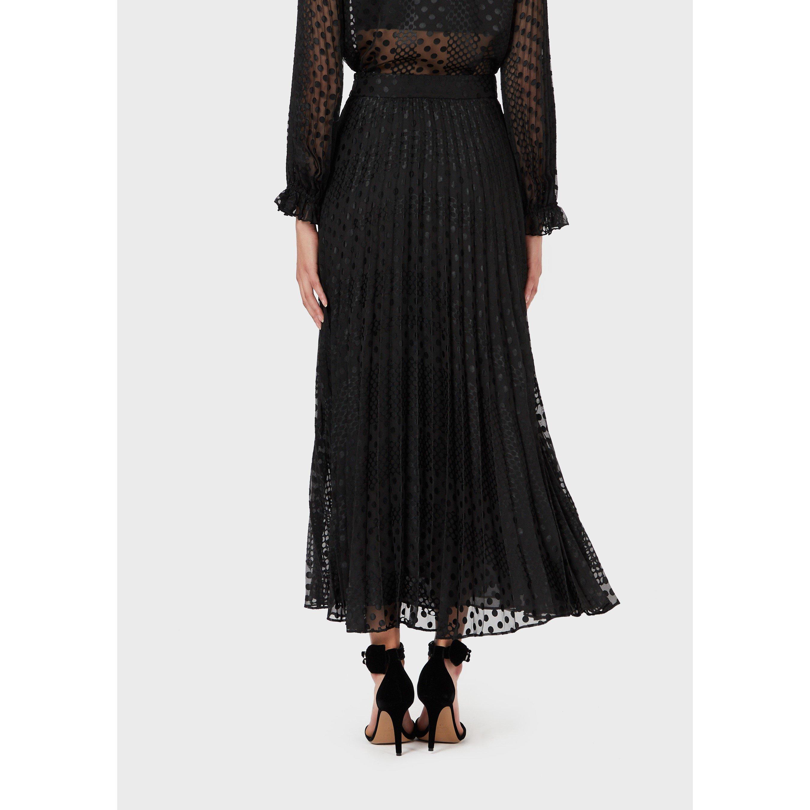 Emporio Armani Pleated Maxi Skirt