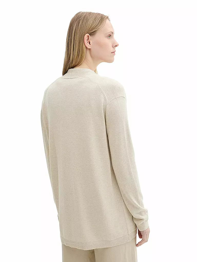 TOM TAILOR Strickjacke beige
