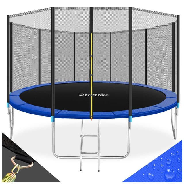 Trampolin med sikkerhedsnet