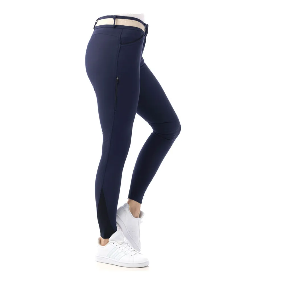 Equitheme LUCY - Pantalon siliconé Femme marine