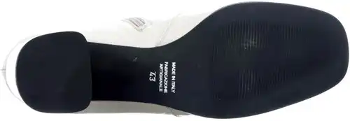 Oban Roberto d'Angelo beige lak - maat 43 enkellaars beige lak - maat 43 Calandschoen