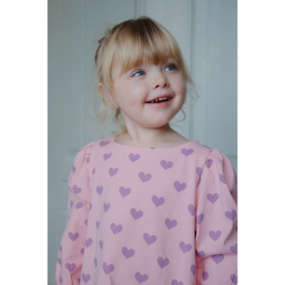 Køb Konges Sløjd Hortensia Coeur Drey Slit Bluse GOTS
