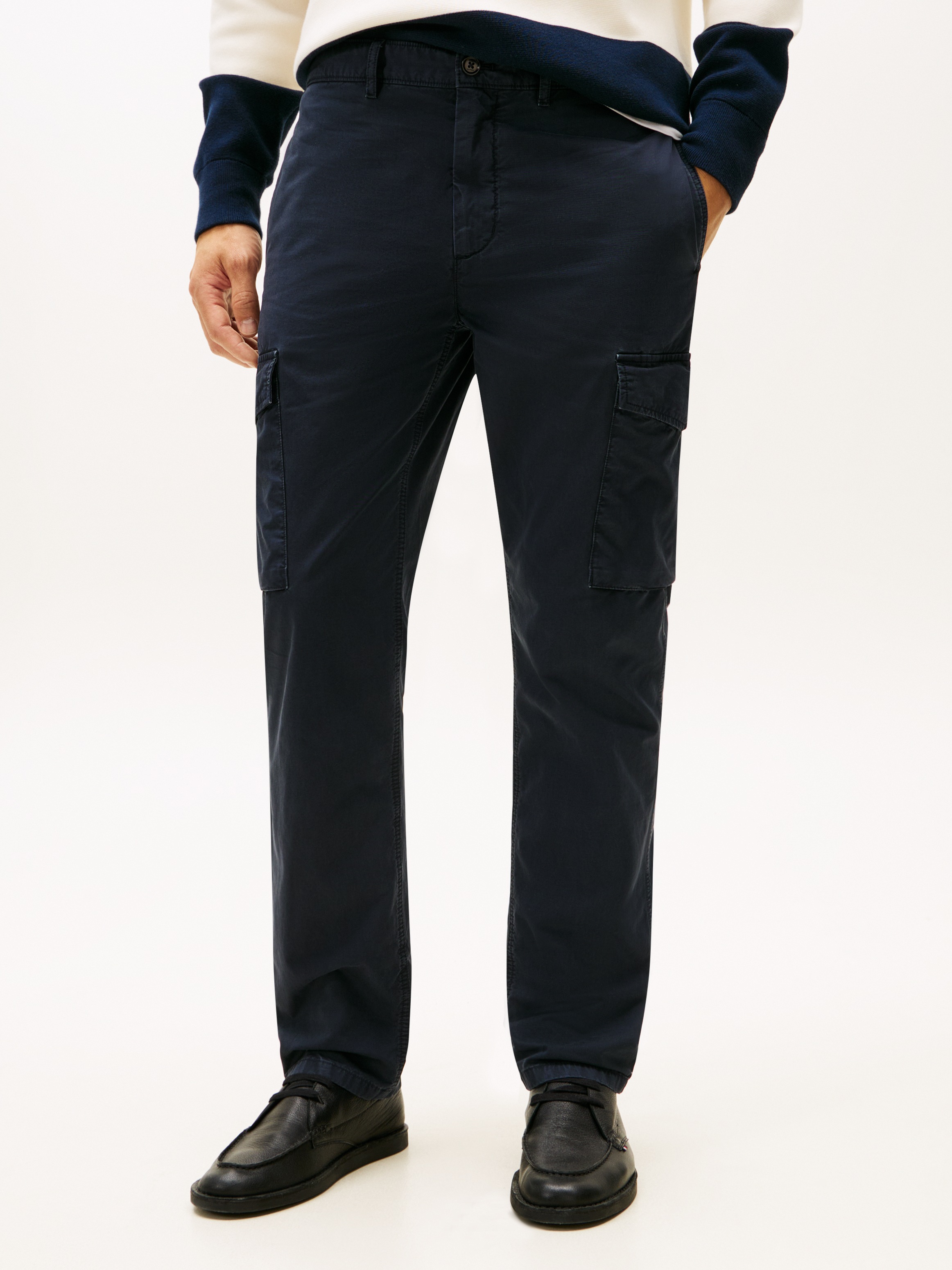 Tommy Hilfiger Cargohose »DENTON LW TWILL«  Straight Fit, Baumwolle