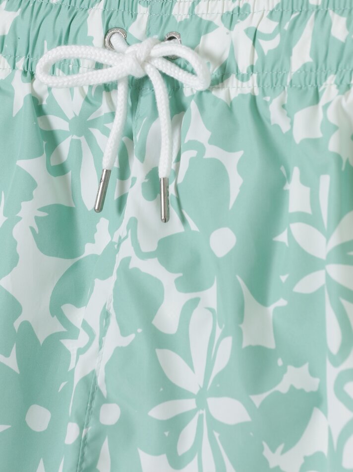 Maiô estampado - Turquesa