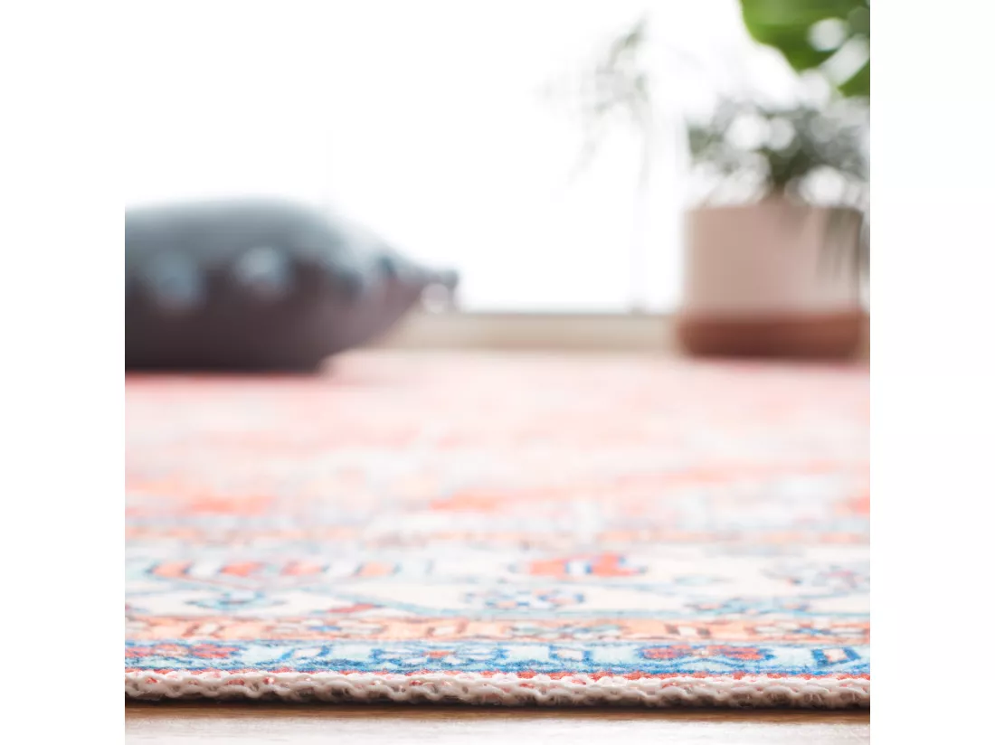 Tapis Rust & Aqua 183 X 183 cm - Addilyn