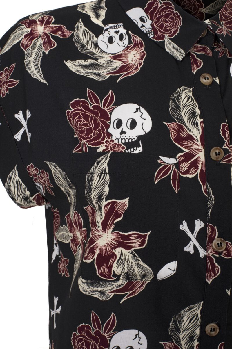 Alani Shirt | Hell Bunny Chemisier