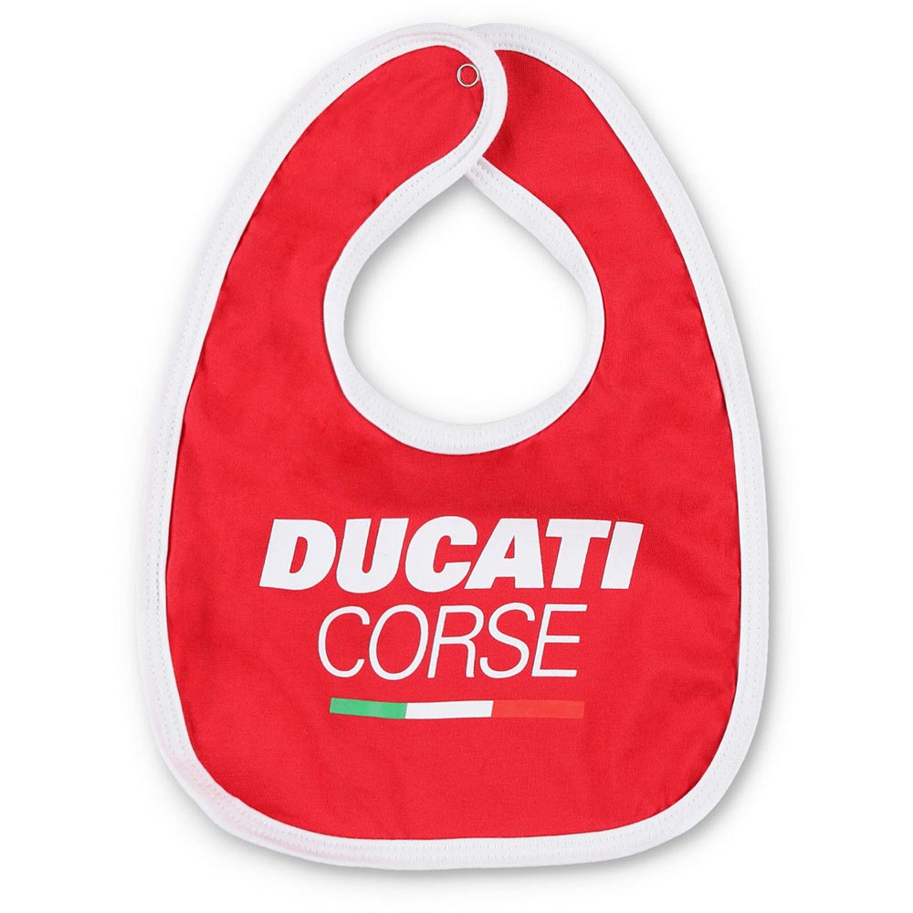 ducati racing - Bavoir bébé Corse Rouge / Blanc