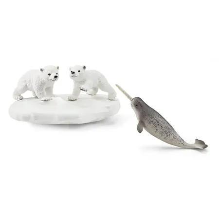 Schleich® 42531 Wild Life - Eisbären-Rutschpartie