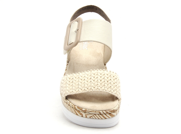 Rieker nu pieds talons femme v3950 beige
