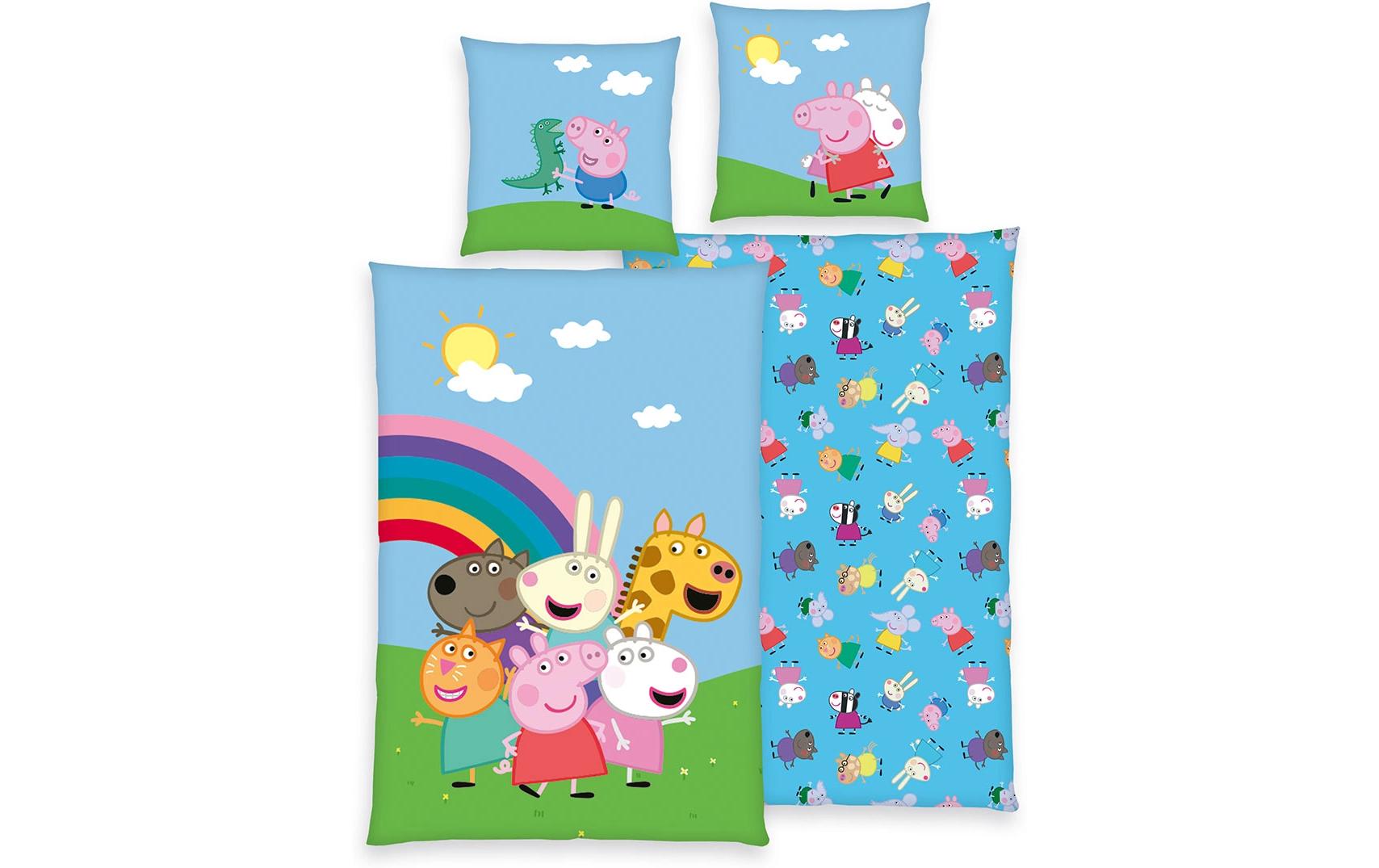 Kinderbettwäsche Peppa Pig 160 x 210 cmBettwäsche für Kinder