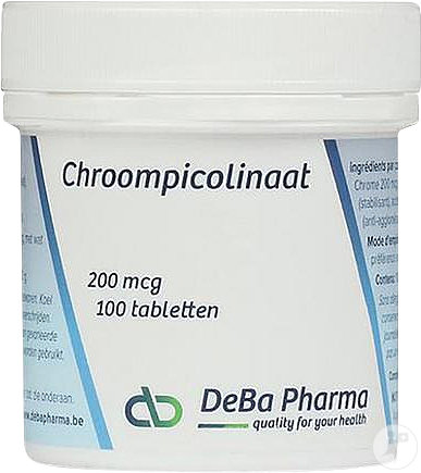 Deba Chrome Picolinate 200mcg Comprimés 100