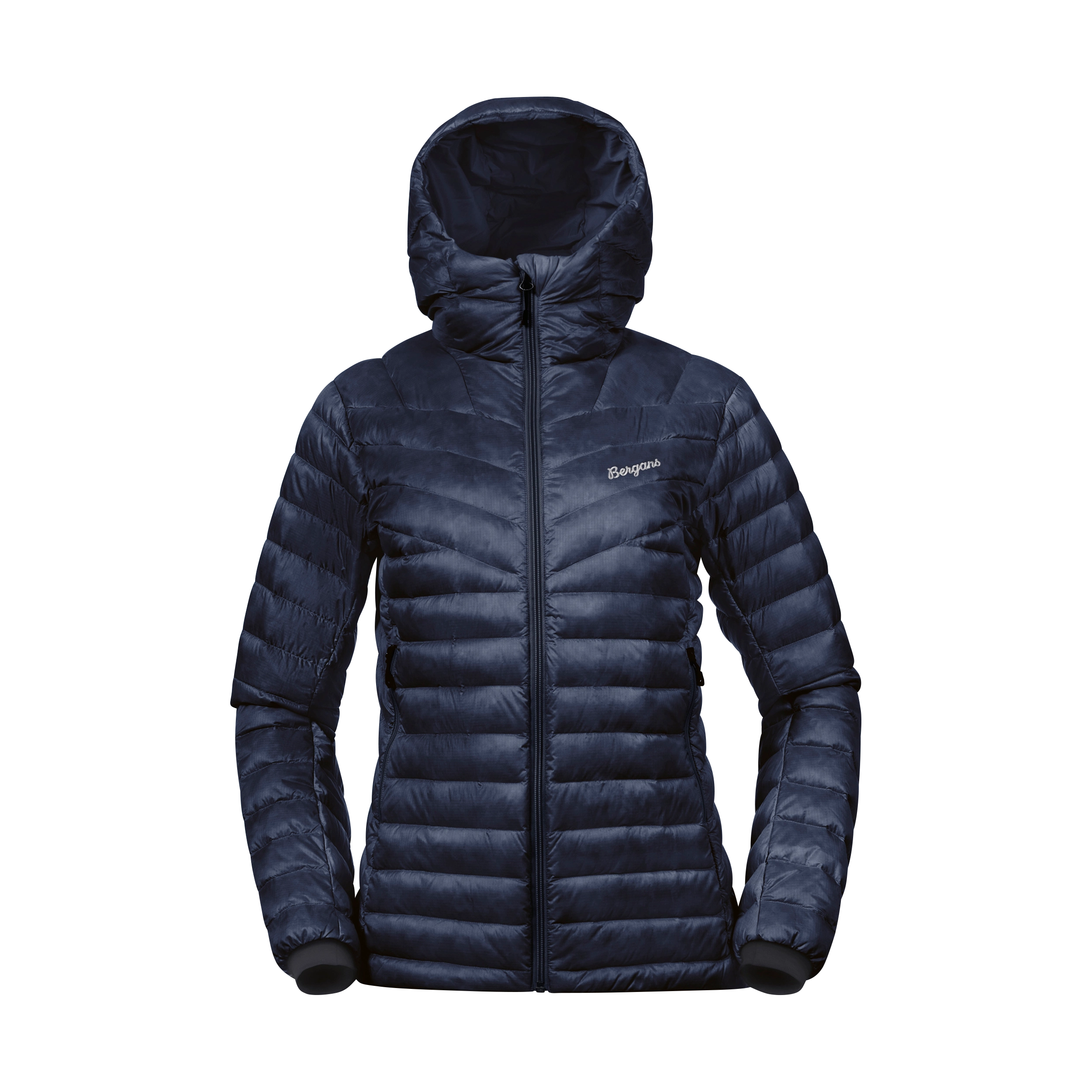 Rabot Light Down Jacket Hood Women Navy Blue