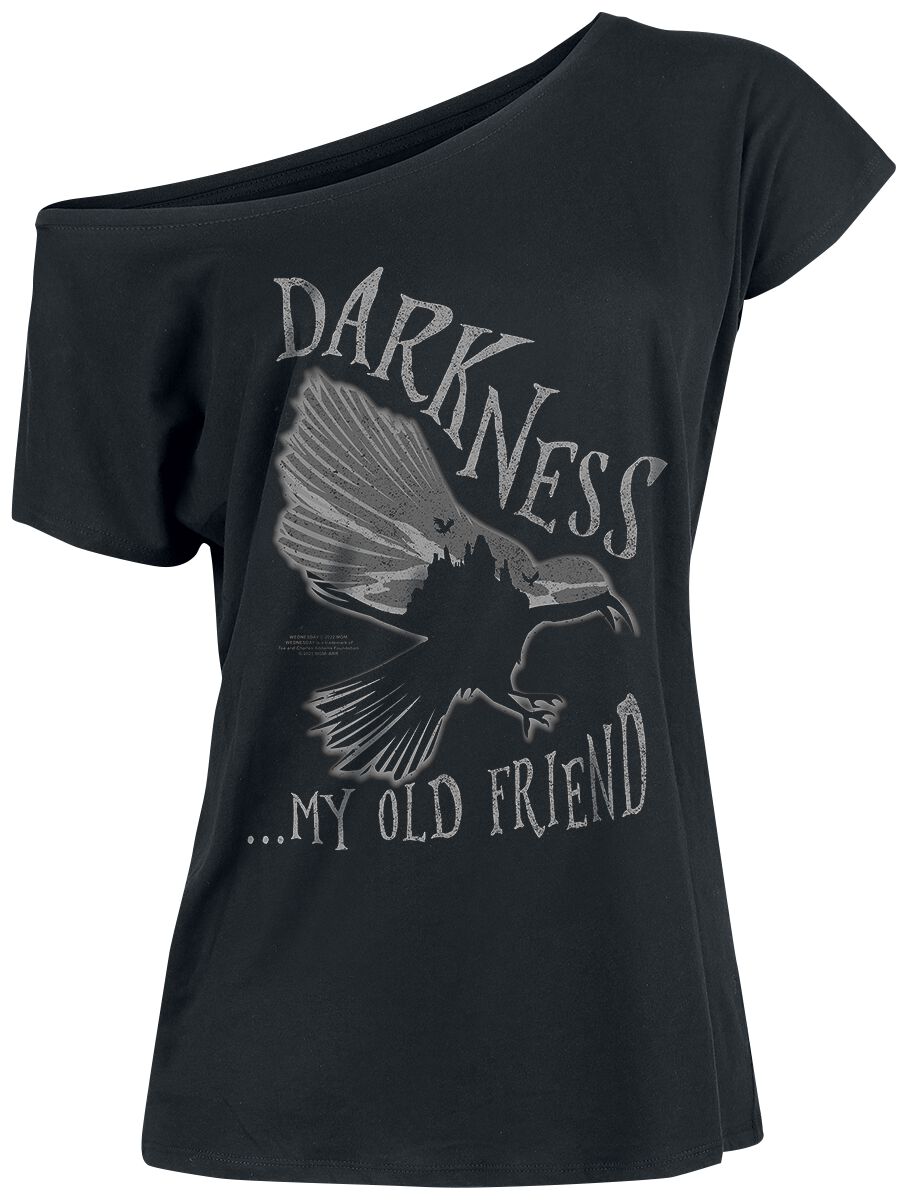 Darkness... My old friend | Wednesday T-Shirt Manches courtes