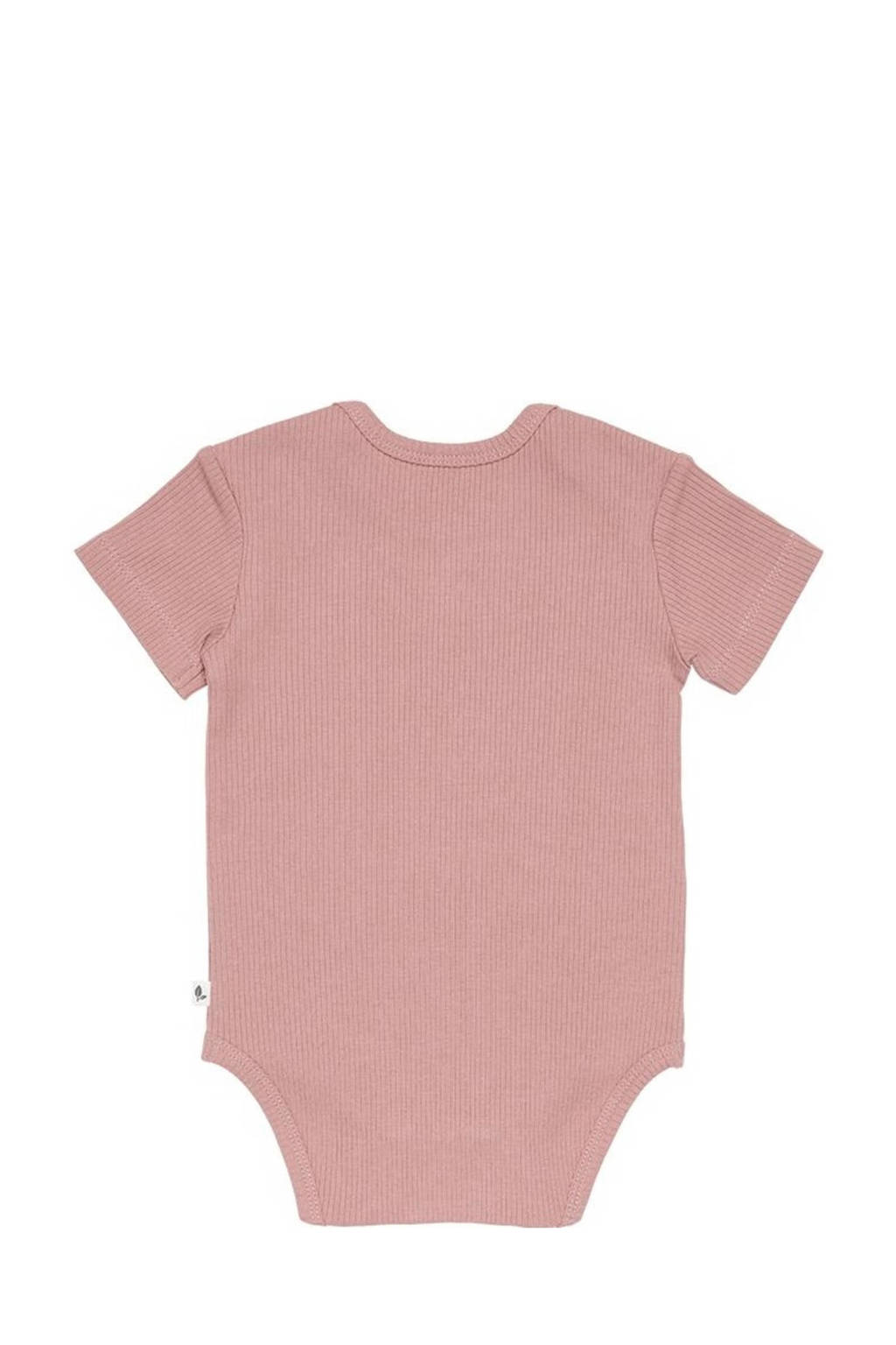 Little Dutch romper Rib vintage roze