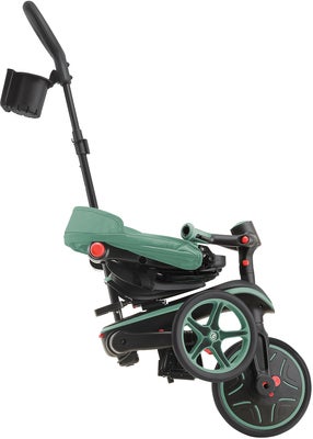 Globber Trehjulssykkel Explorer Sammenleggbar 4-in-1, Olivengrønn